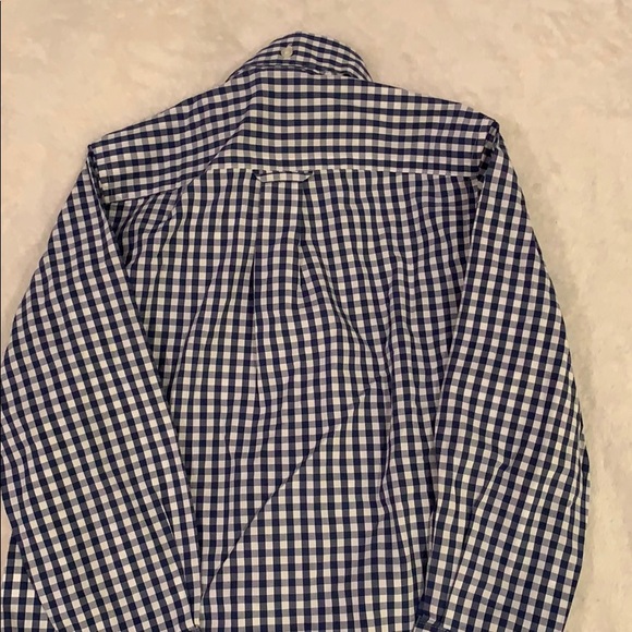 Gap Kids Blue Checked Oxford - Picture 3 of 3